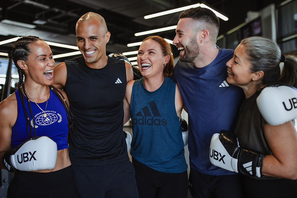 People walking into gym